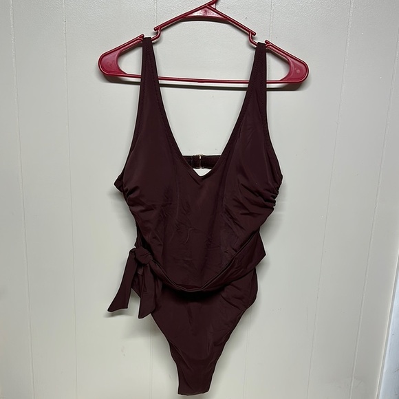Shade & Shore Women's One Piece - Deep Burgundy - Picture 1 of 8